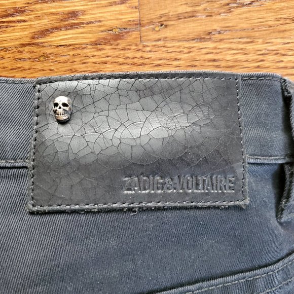 Men's Black Zadig & Voltaire Jeans Size 32 - Picture 7 of 7